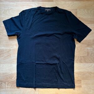 Canali Men's Classic Black Short Sleeve Tee
